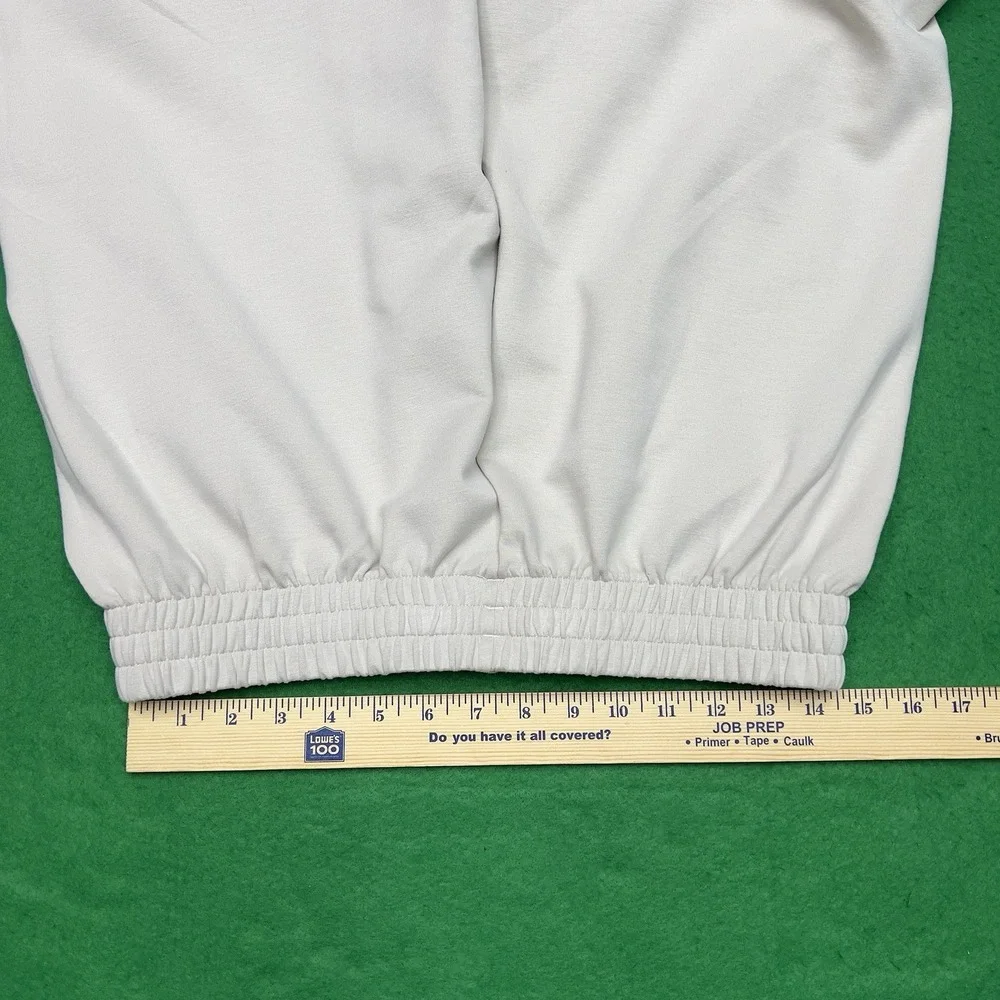 Adidas SOFT LUX Mens Size Medium Beige Jogger Pants KB5691